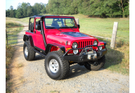 TJ Louvered Hood Panel 97-02 Wrangler
