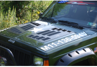 XJ Louvered Hood Panel