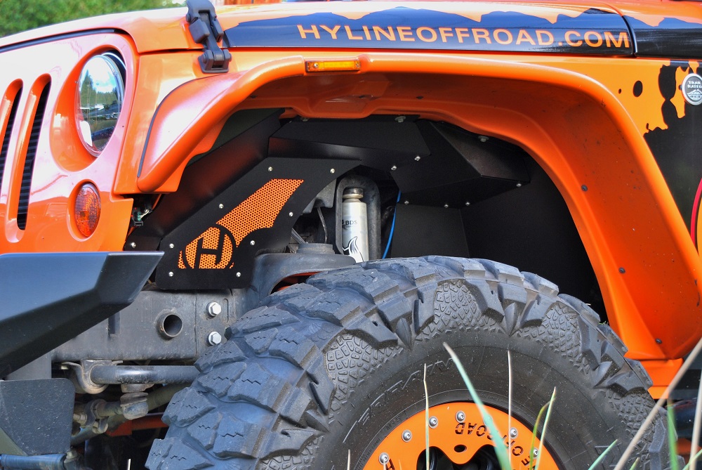 Jeep JK & JKU Front Inner Fender Liners (2007 to 2018) | Hyline Offroad