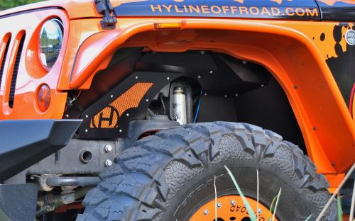 Jeep JK & JKU Front Inner Fender Liners (2007 to 2018) | Hyline Offroad