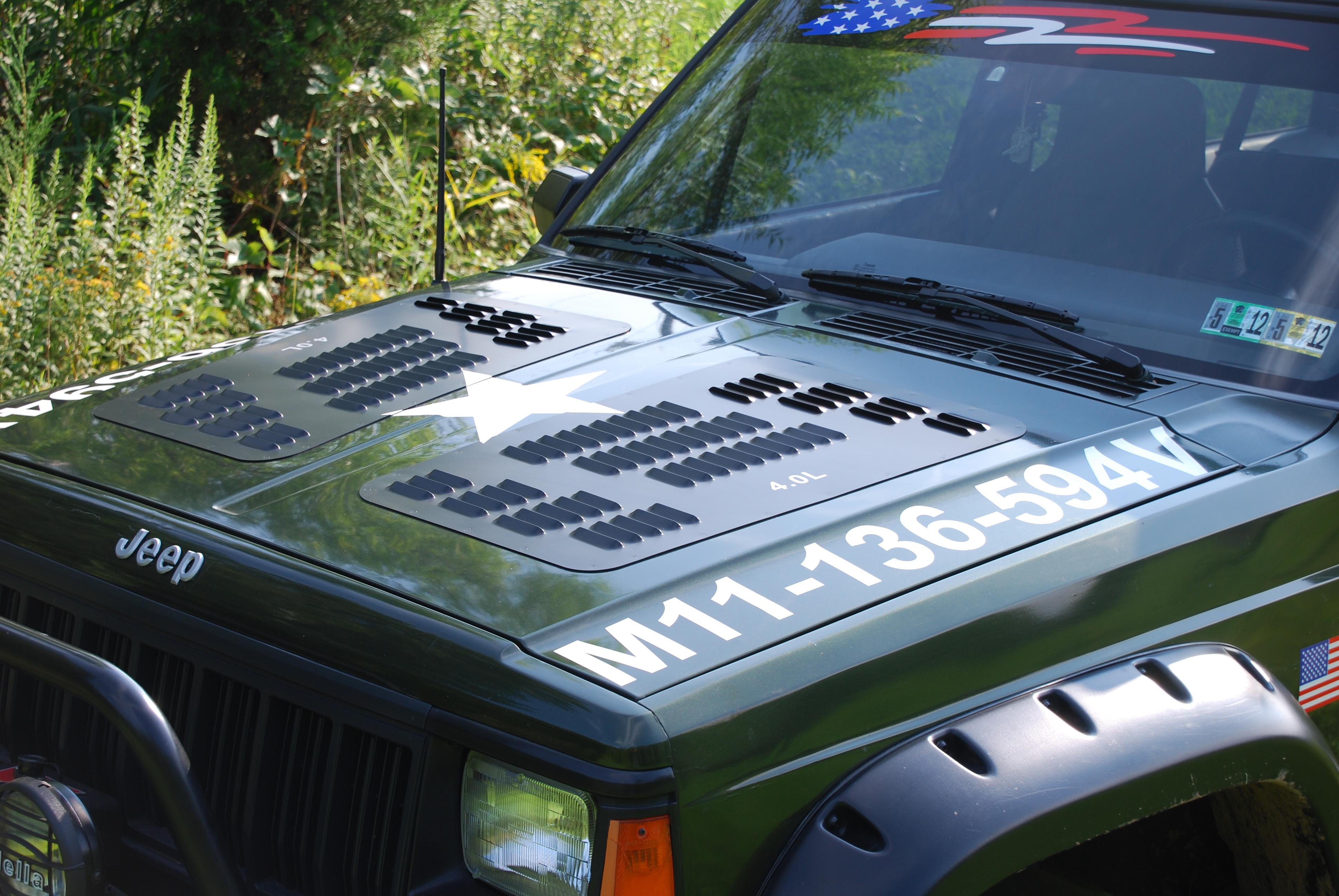 Jeep Hood Louvers Hyline Offroad